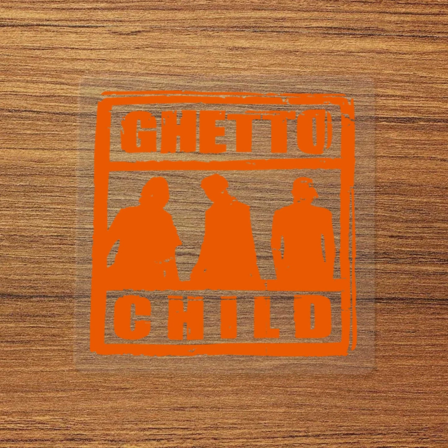 Ghetto Child Skateboard Logo Vinyl Decal Sticker – Waterproof & Durable