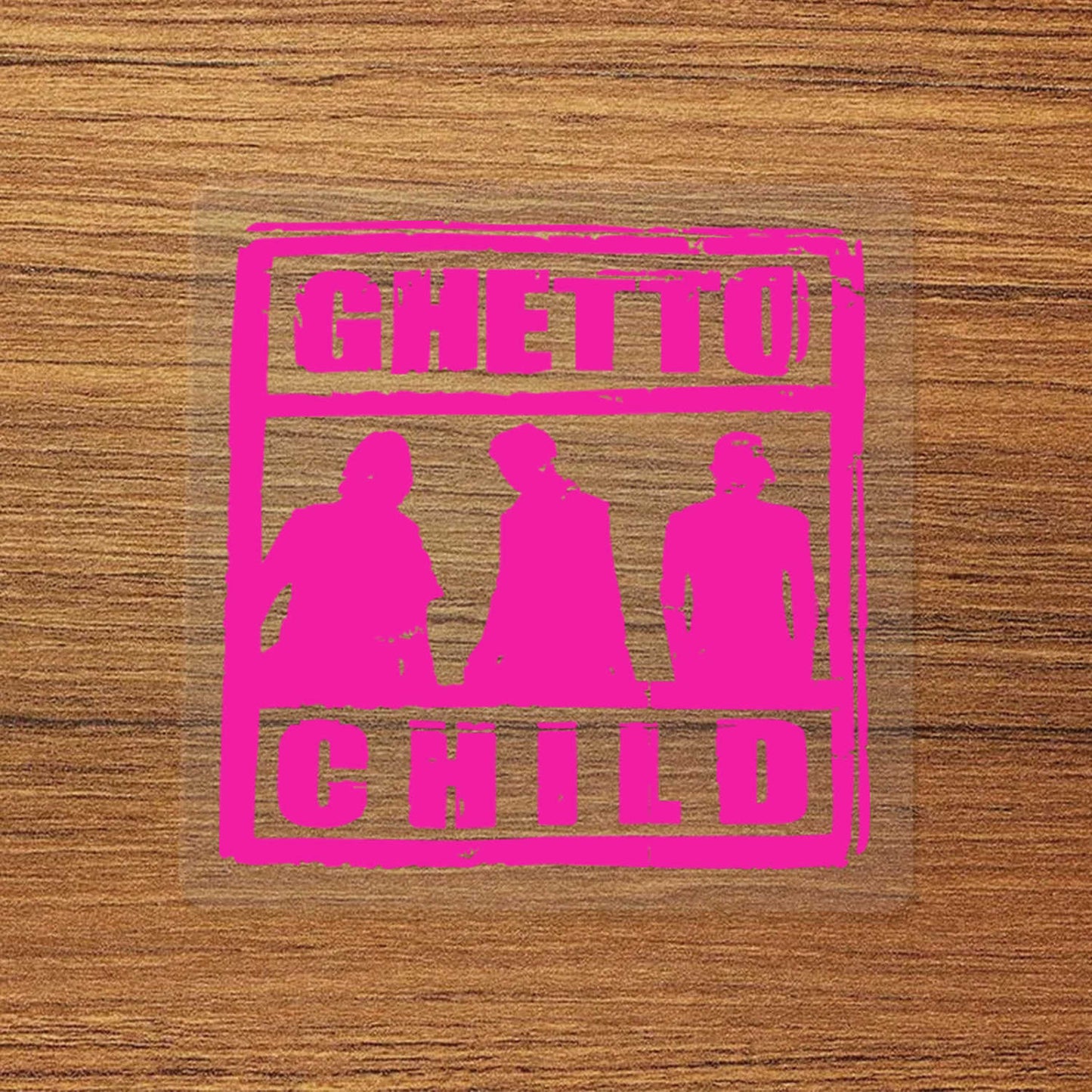 Ghetto Child Skateboard Logo Vinyl Decal Sticker – Waterproof & Durable