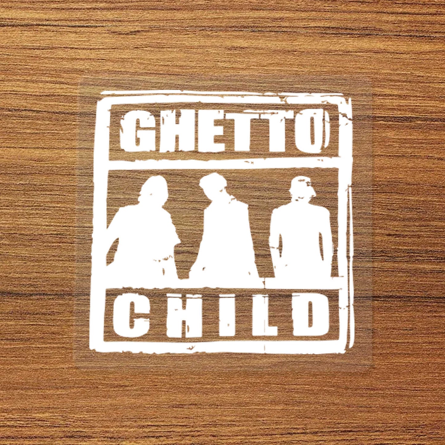 Ghetto Child Skateboard Logo Vinyl Decal Sticker – Waterproof & Durable