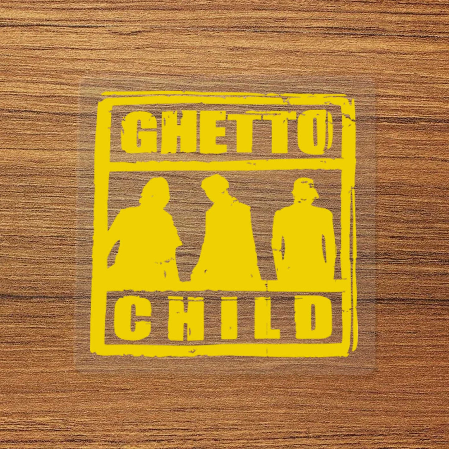 Ghetto Child Skateboard Logo Vinyl Decal Sticker – Waterproof & Durable