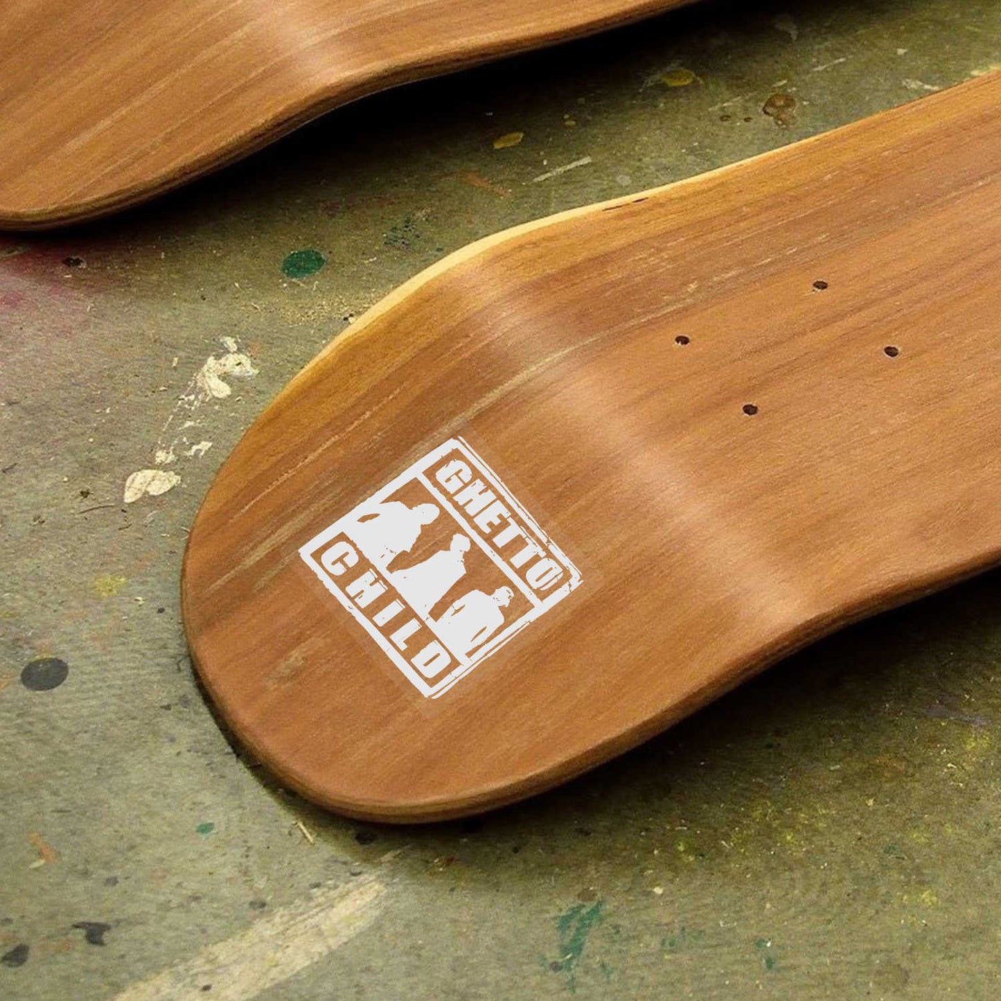 Ghetto Child Skateboard Logo Vinyl Decal Sticker – Waterproof & Durable