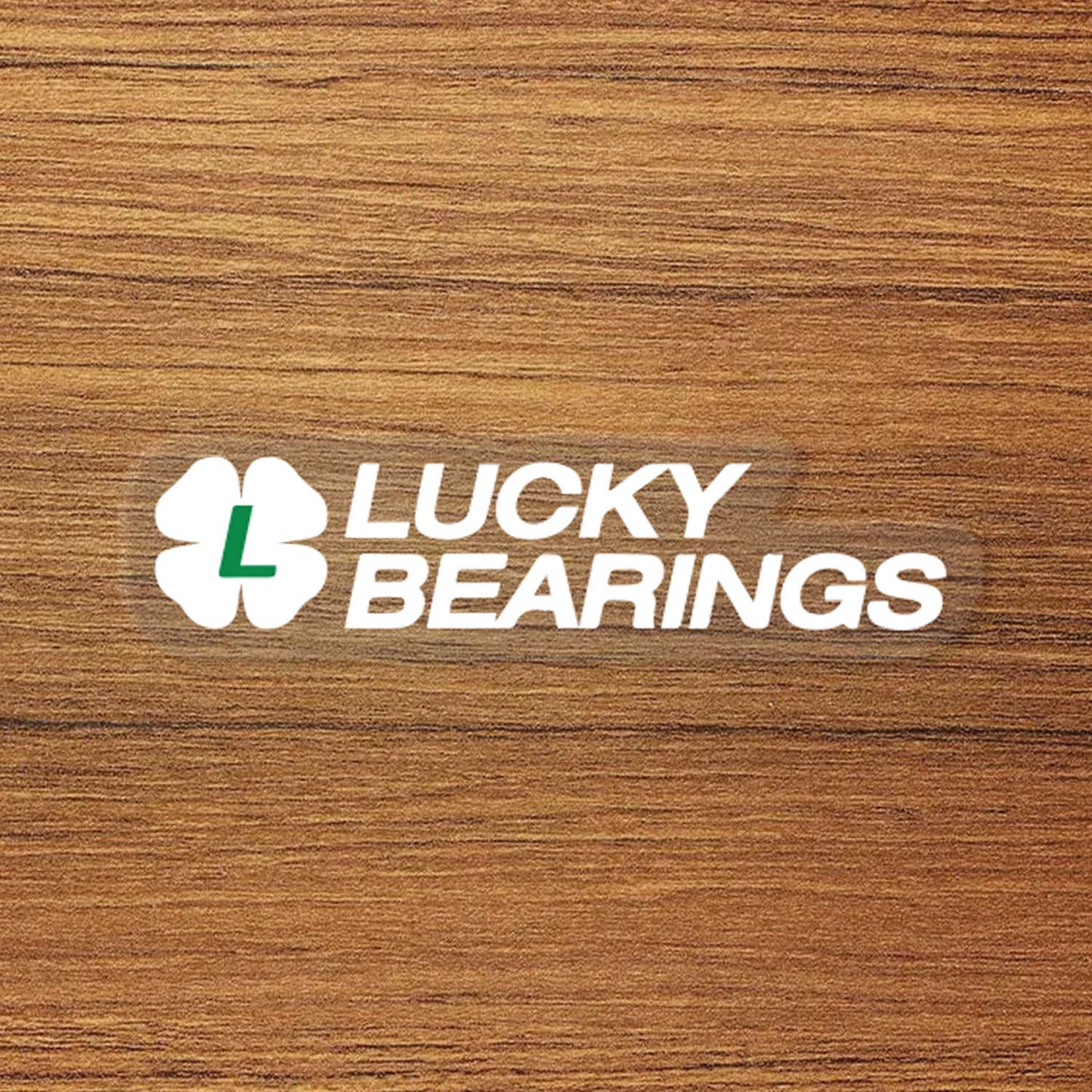 Lucky Bearings Skateboard Logo Vinyl Decal Sticker – Waterproof & UV Resistant