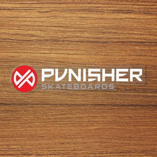 Punisher Skateboard Logo Vinyl Decal Sticker – Waterproof & UV Resistant
