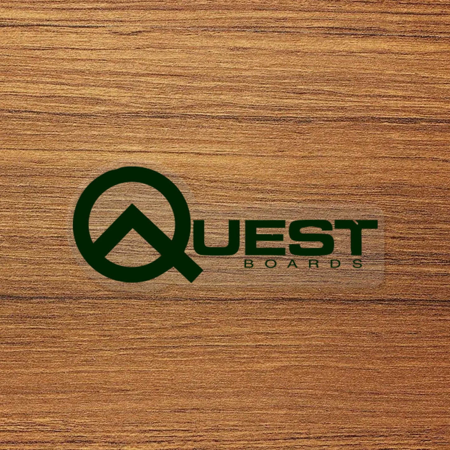 Quest Boards Skateboard Logo Vinyl Decal Sticker – Waterproof & Durable