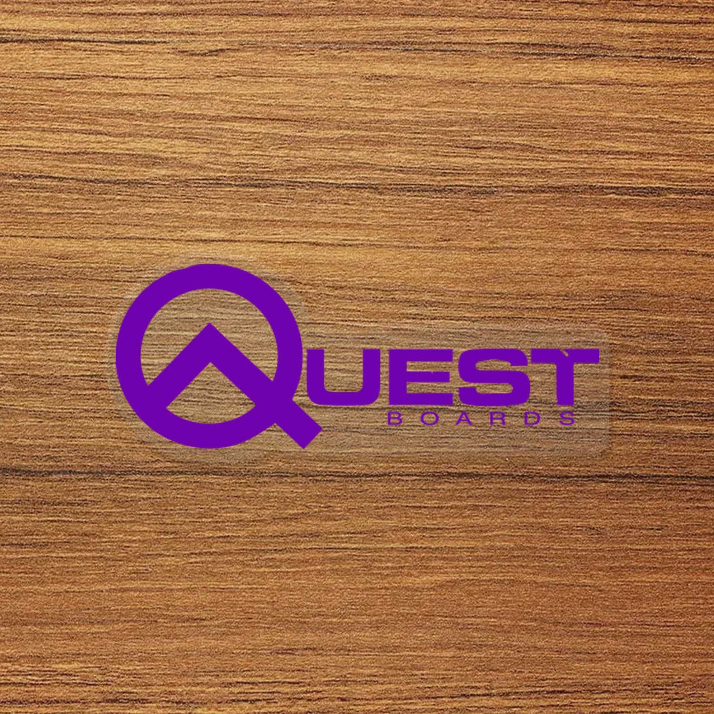 Quest Boards Skateboard Logo Vinyl Decal Sticker – Waterproof & Durable
