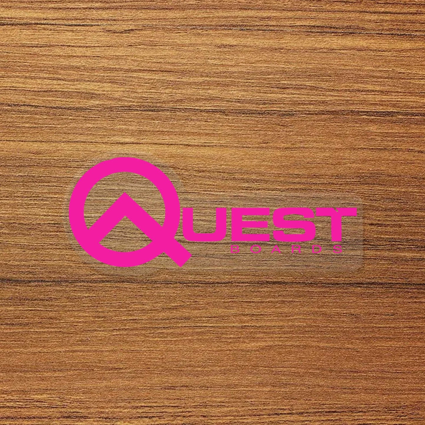Quest Boards Skateboard Logo Vinyl Decal Sticker – Waterproof & Durable