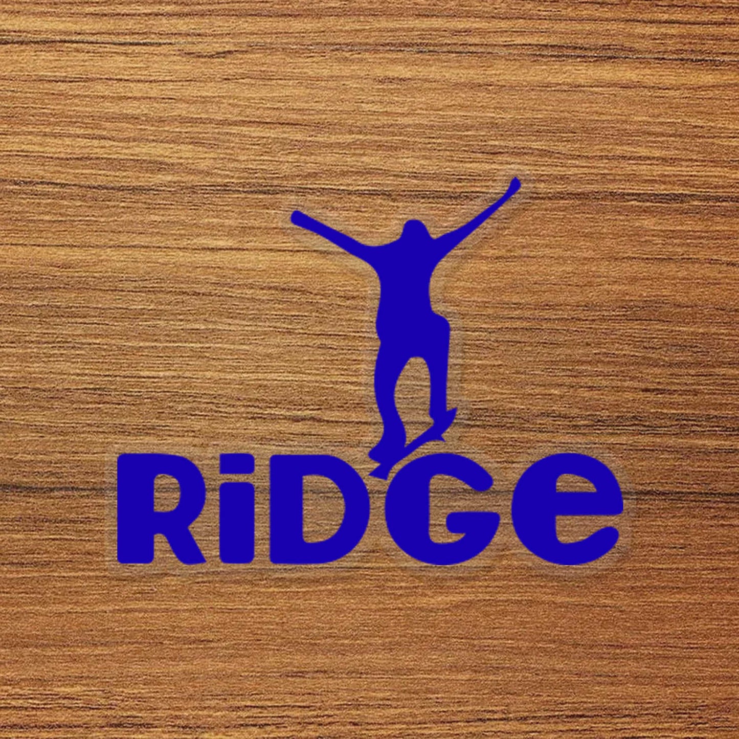 Ridge Skateboard Logo Vinyl Decal Sticker – Waterproof & Durable