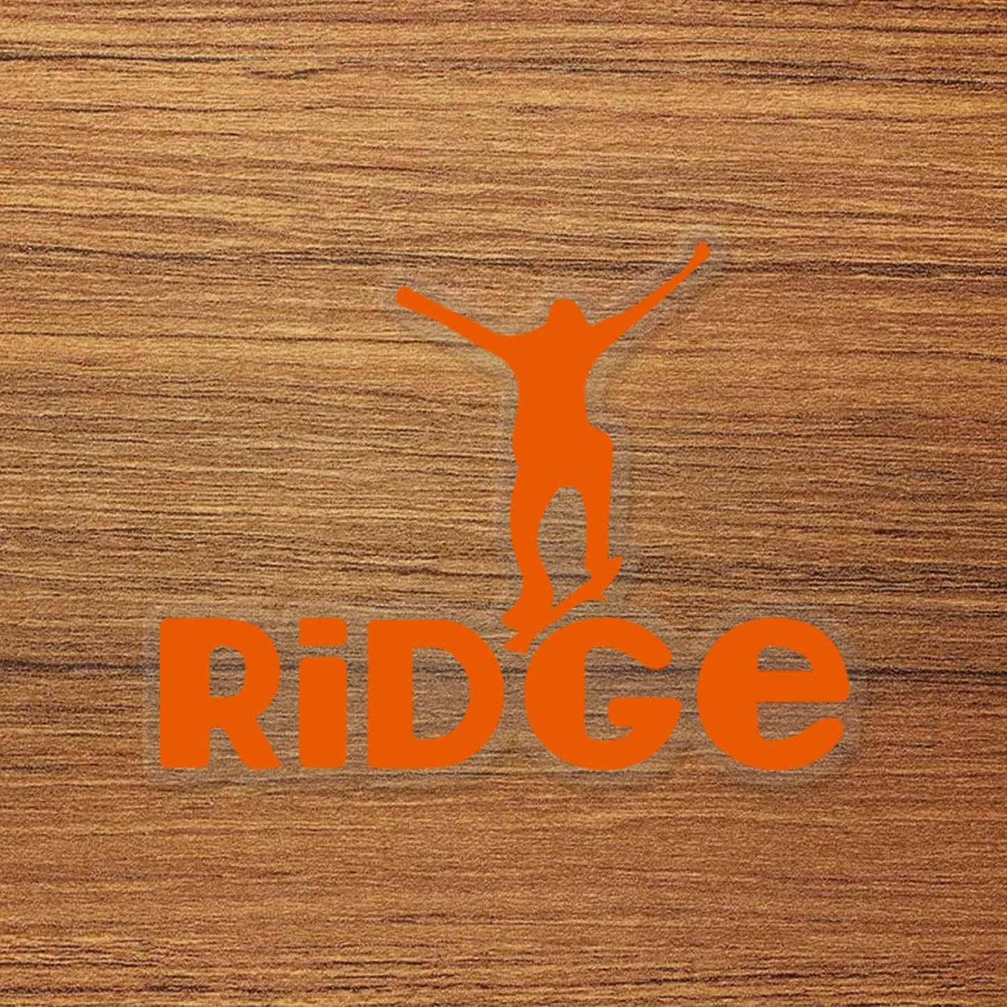Ridge Skateboard Logo Vinyl Decal Sticker – Waterproof & Durable
