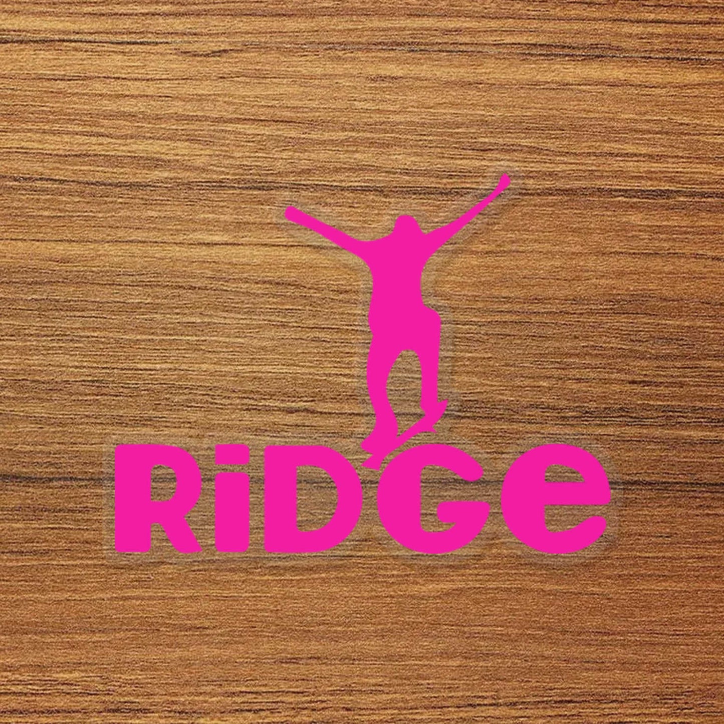 Ridge Skateboard Logo Vinyl Decal Sticker – Waterproof & Durable
