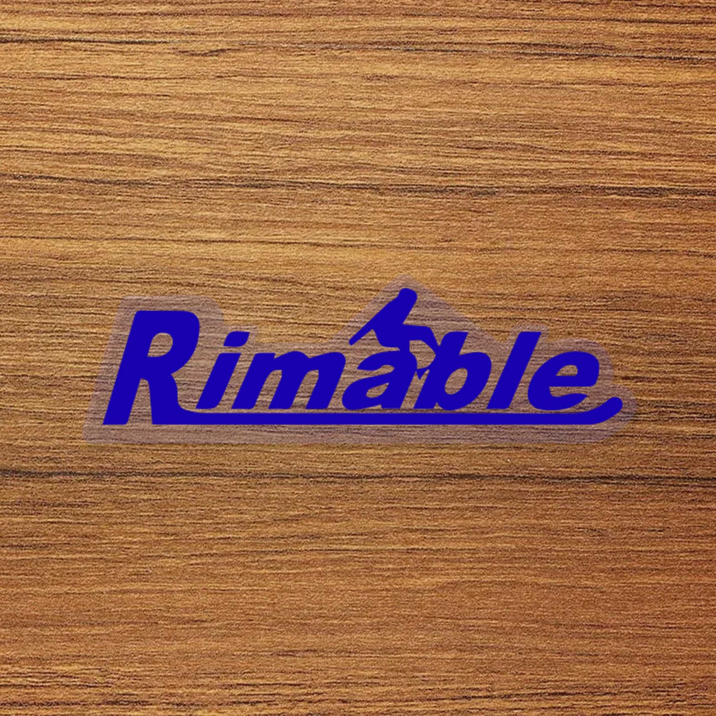 Rimable Skateboard Logo Vinyl Decal Sticker – Waterproof & Durable