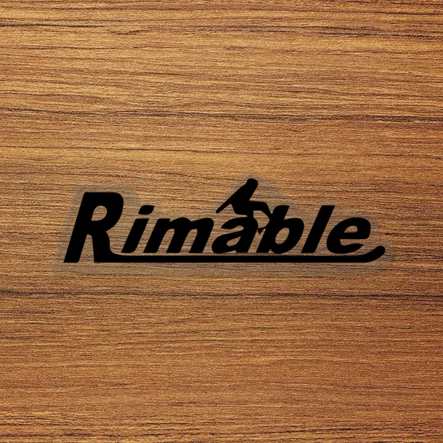 Rimable Skateboard Logo Vinyl Decal Sticker – Waterproof & Durable