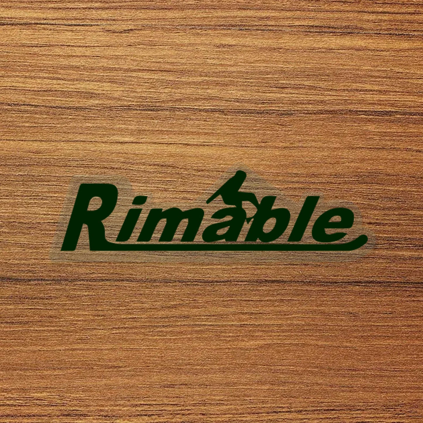 Rimable Skateboard Logo Vinyl Decal Sticker – Waterproof & Durable