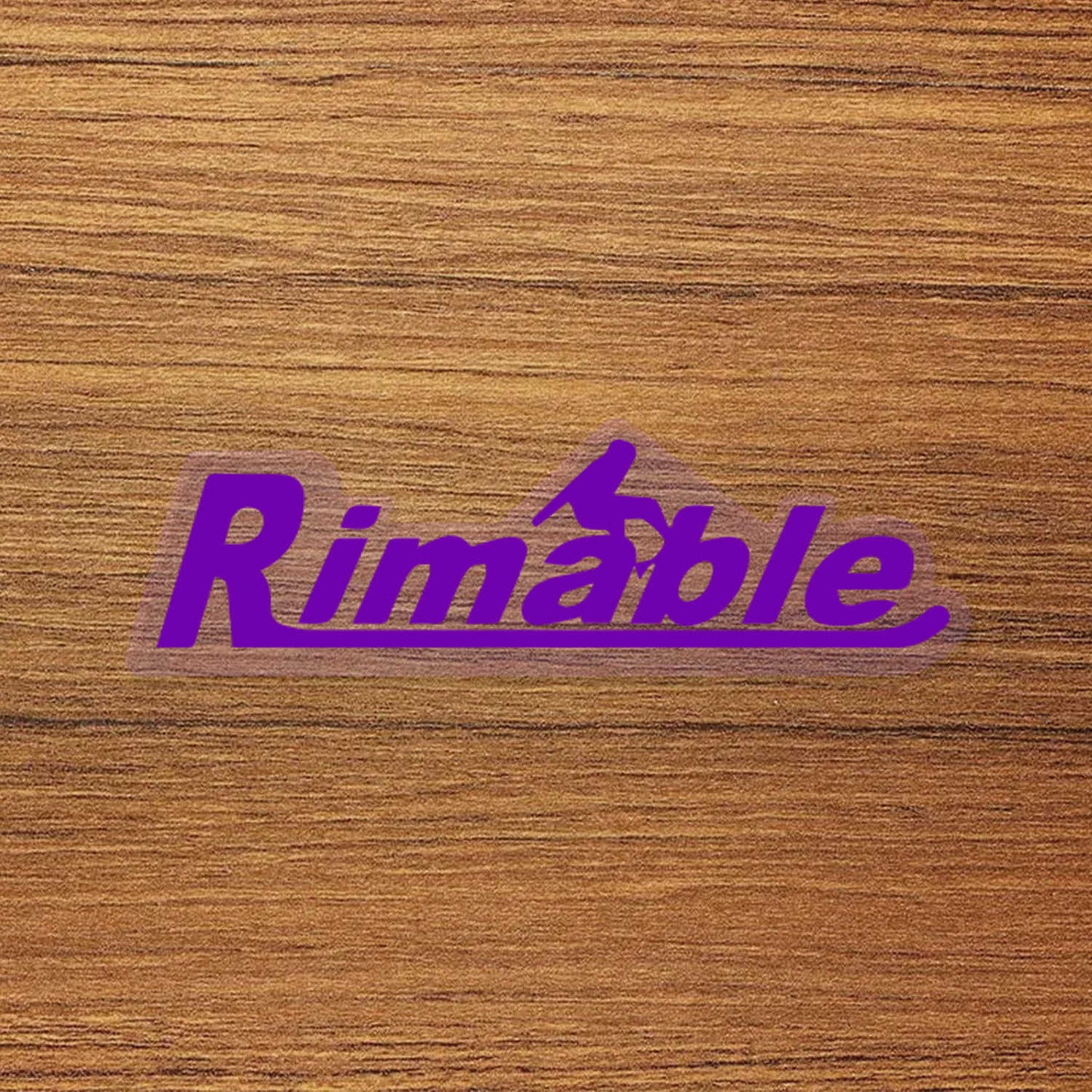 Rimable Skateboard Logo Vinyl Decal Sticker – Waterproof & Durable