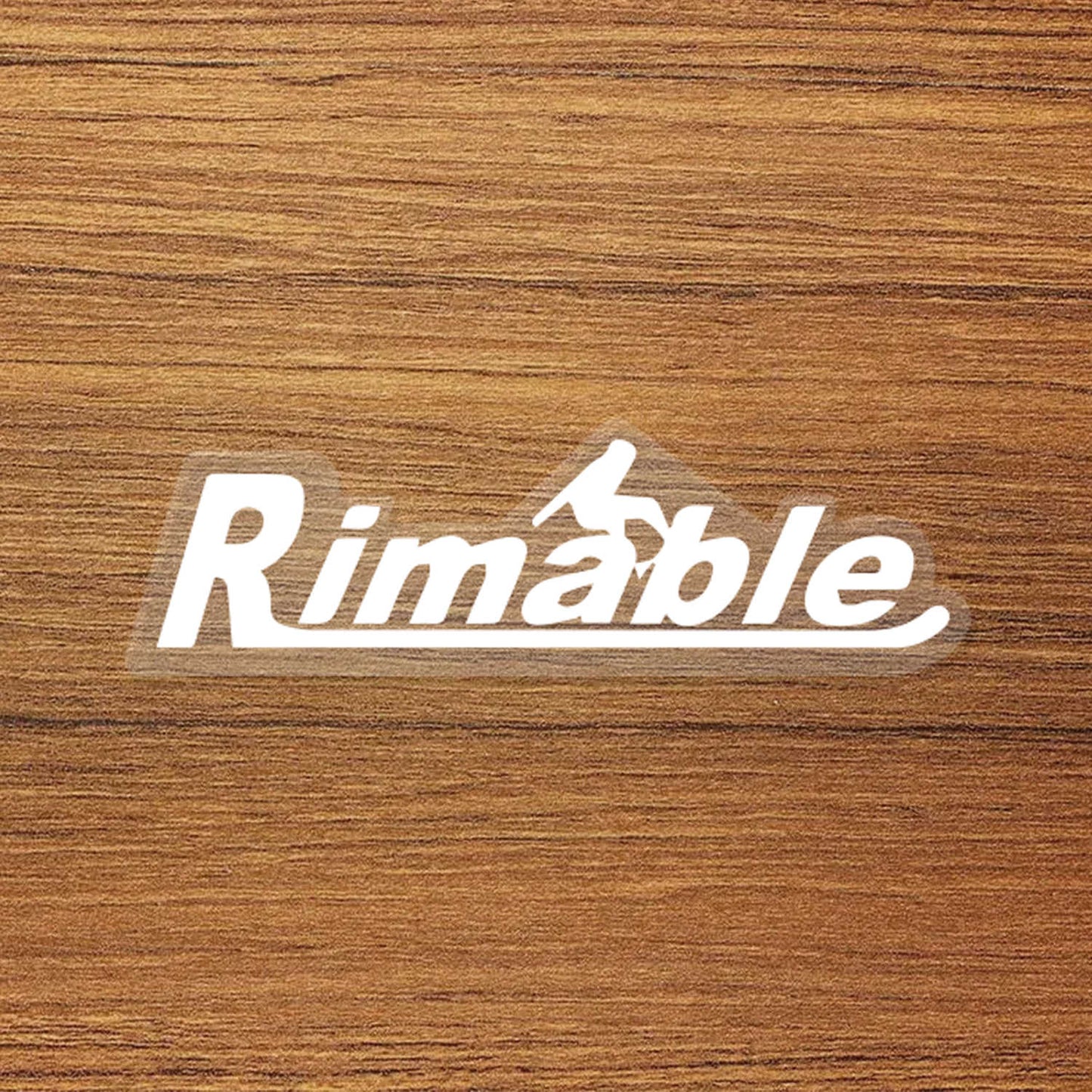 Rimable Skateboard Logo Vinyl Decal Sticker – Waterproof & Durable