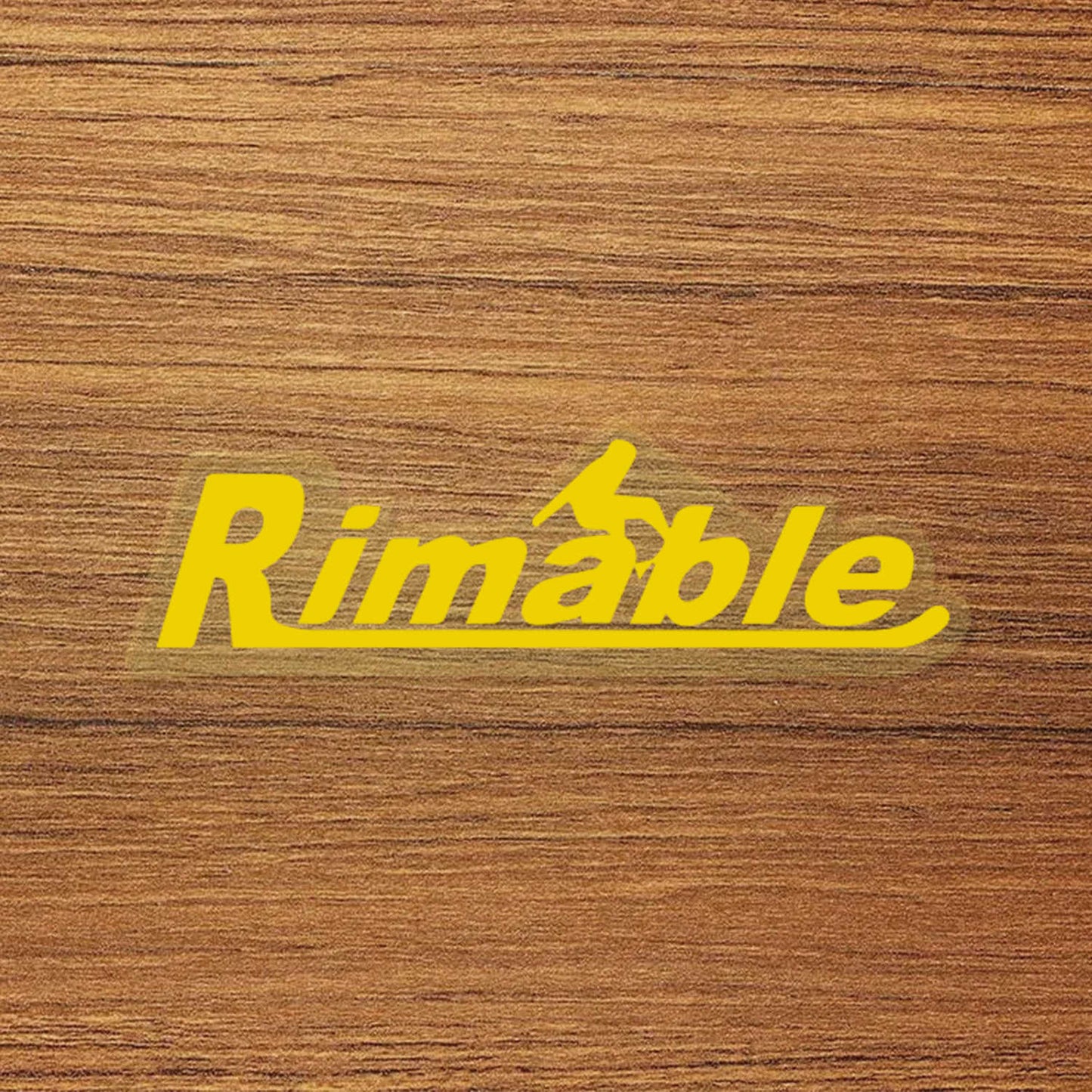 Rimable Skateboard Logo Vinyl Decal Sticker – Waterproof & Durable