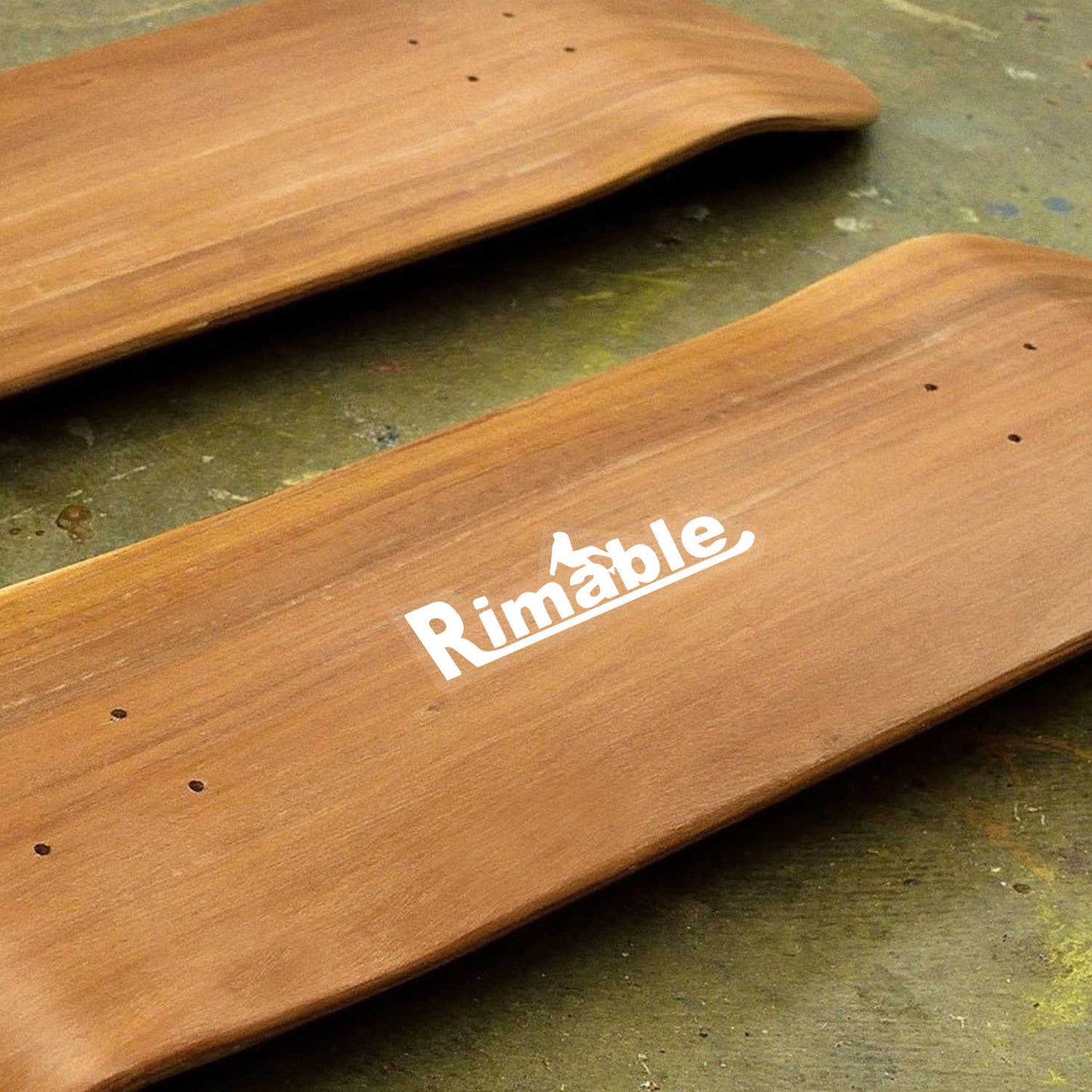 Rimable Skateboard Logo Vinyl Decal Sticker – Waterproof & Durable