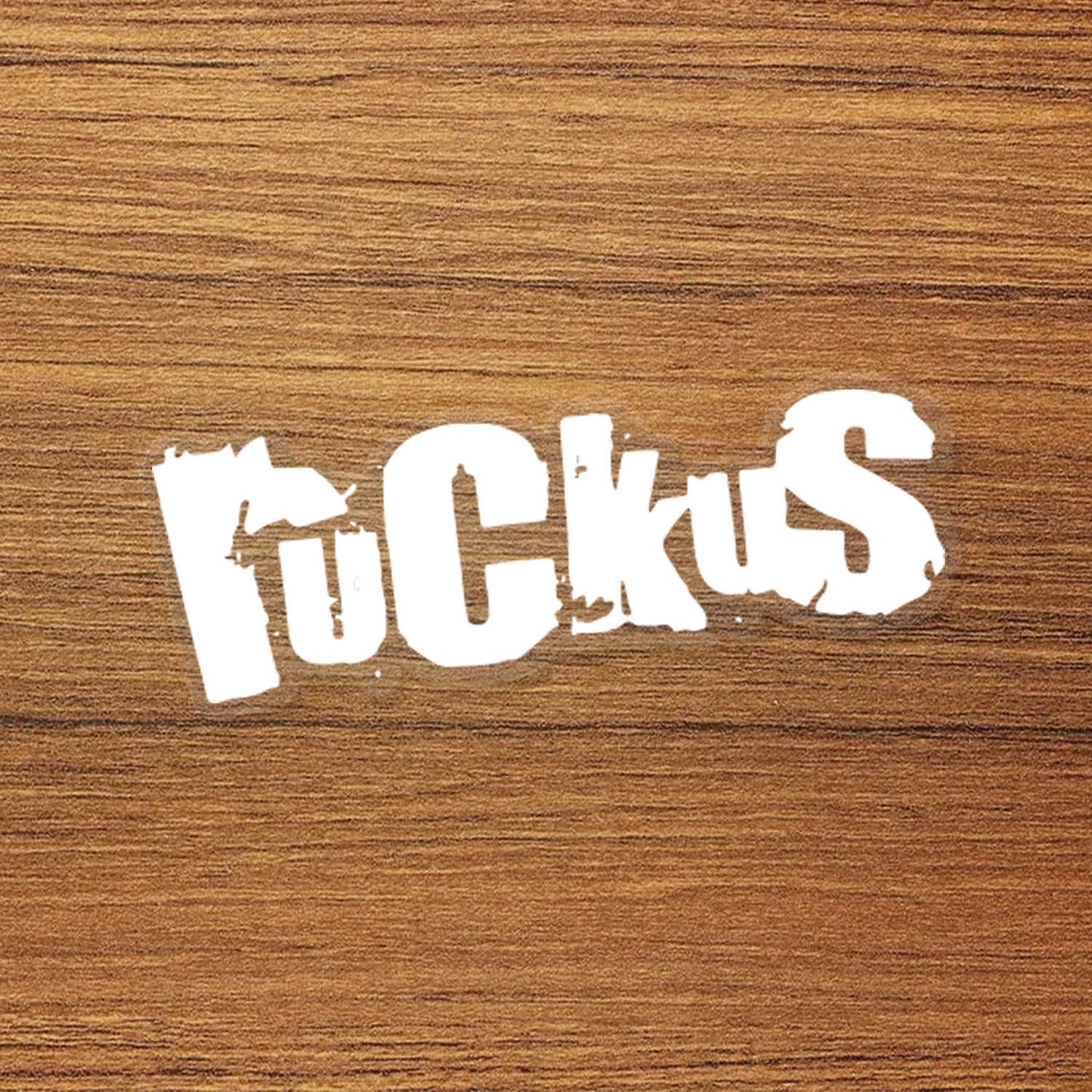 RUCKUS! Skateboard Logo Vinyl Decal Sticker – Waterproof & Durable