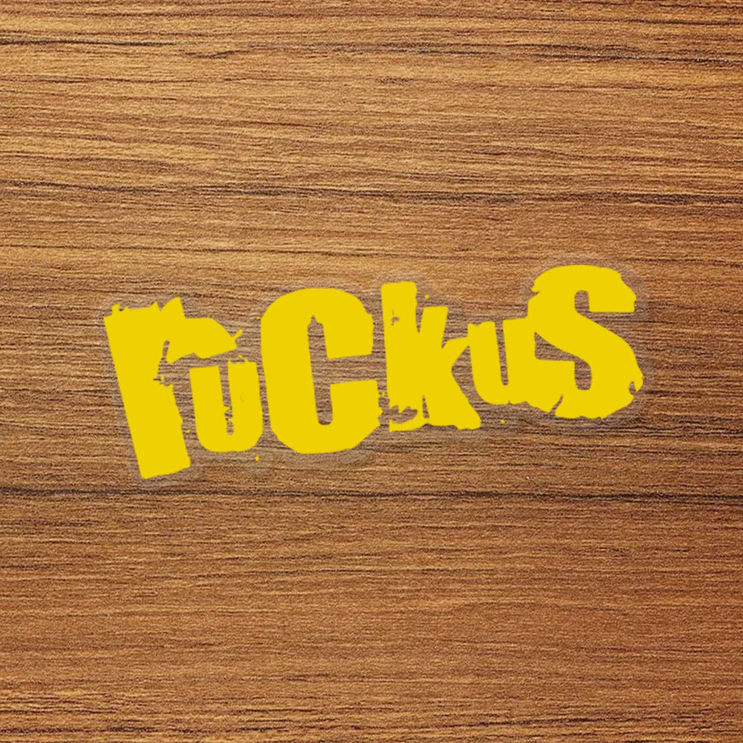 RUCKUS! Skateboard Logo Vinyl Decal Sticker – Waterproof & Durable