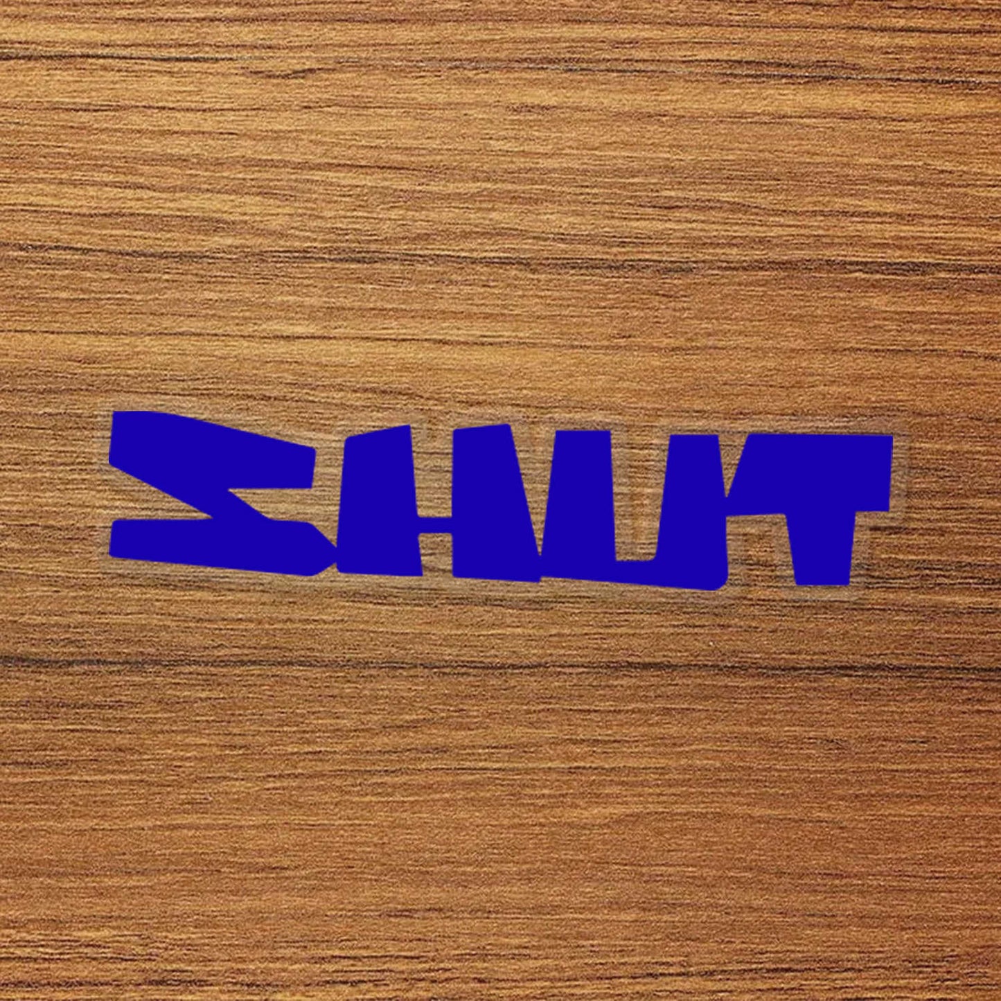 SHUT Skateboard Logo Vinyl Decal Sticker – Waterproof & Durable