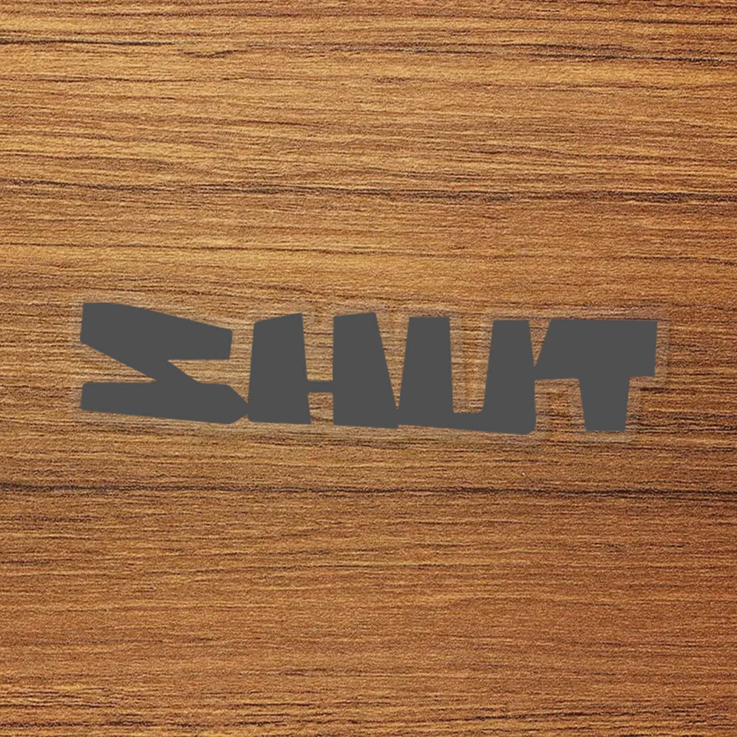 SHUT Skateboard Logo Vinyl Decal Sticker – Waterproof & Durable