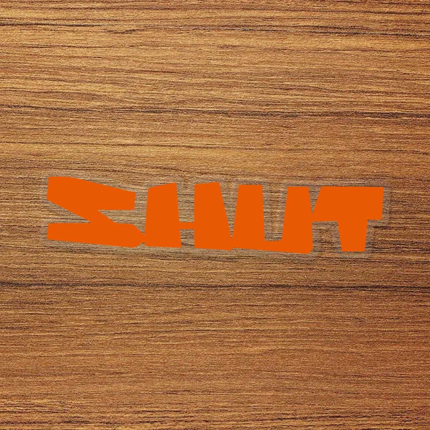 SHUT Skateboard Logo Vinyl Decal Sticker – Waterproof & Durable