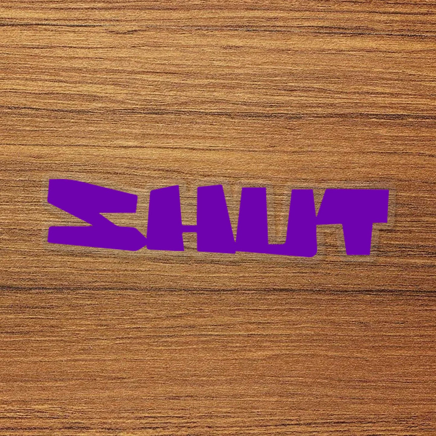 SHUT Skateboard Logo Vinyl Decal Sticker – Waterproof & Durable