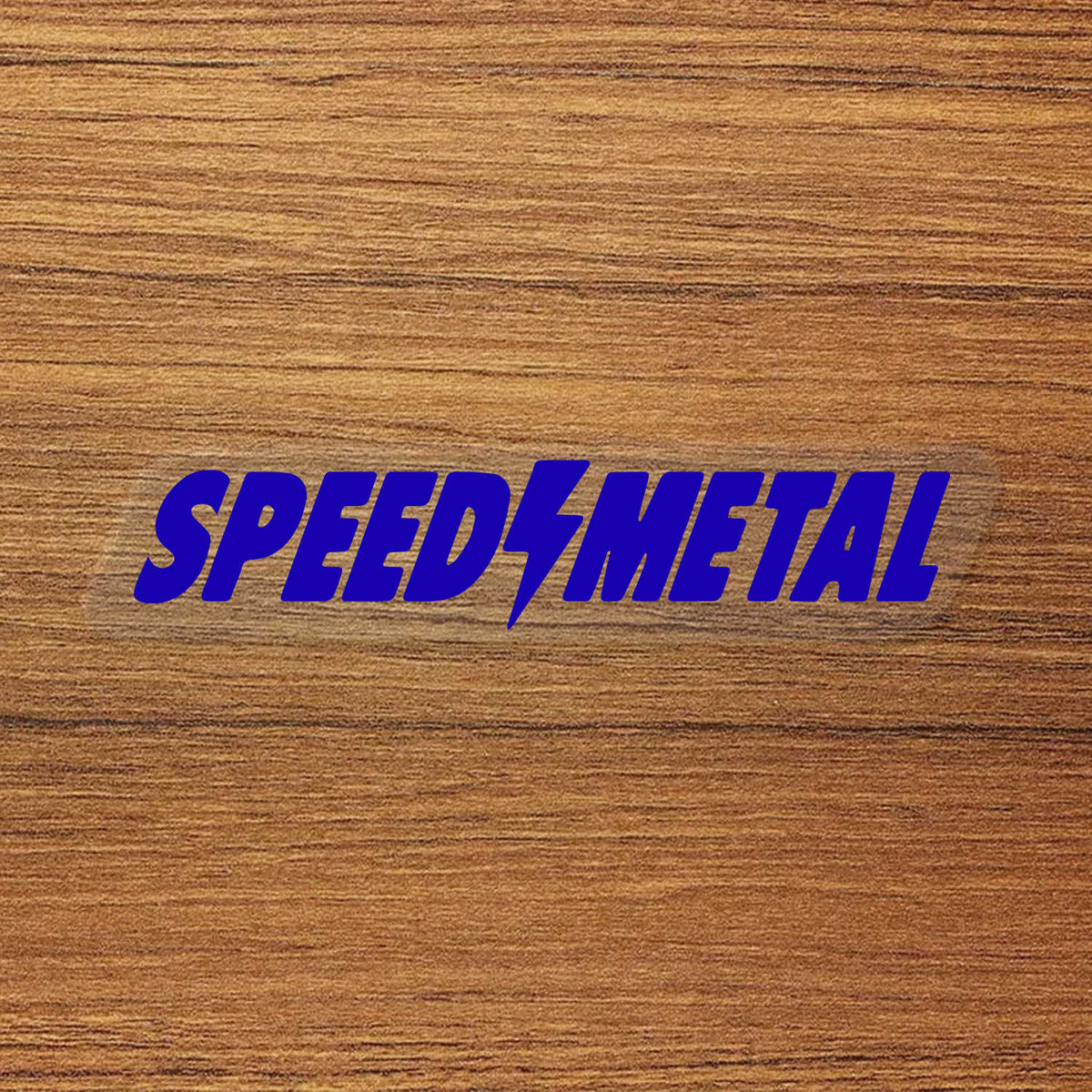 Speed Metal Sticker SPEED METAL Skateboard Logo Vinyl Decal Sticker – Waterproof & Durable ...