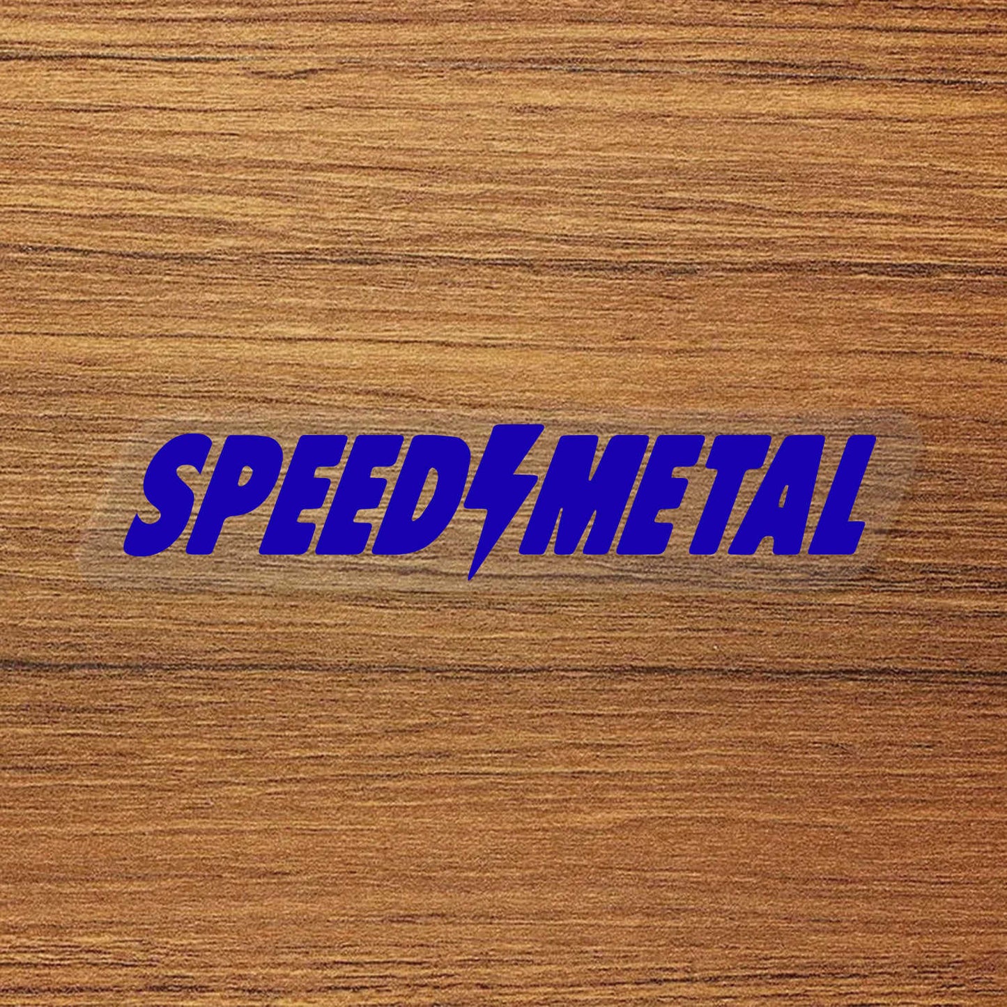 SPEED METAL Skateboard Logo Vinyl Decal Sticker – Waterproof & Durable
