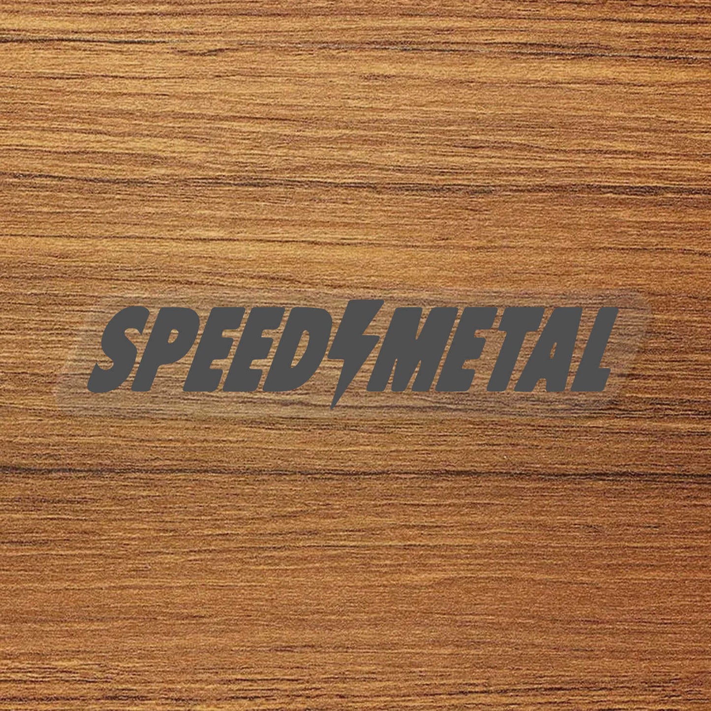 SPEED METAL Skateboard Logo Vinyl Decal Sticker – Waterproof & Durable