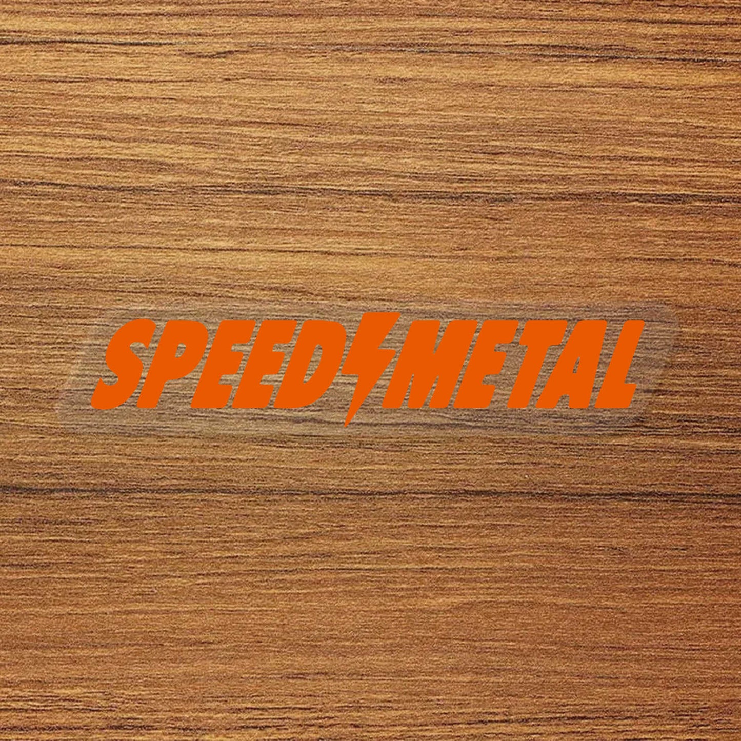 SPEED METAL Skateboard Logo Vinyl Decal Sticker – Waterproof & Durable