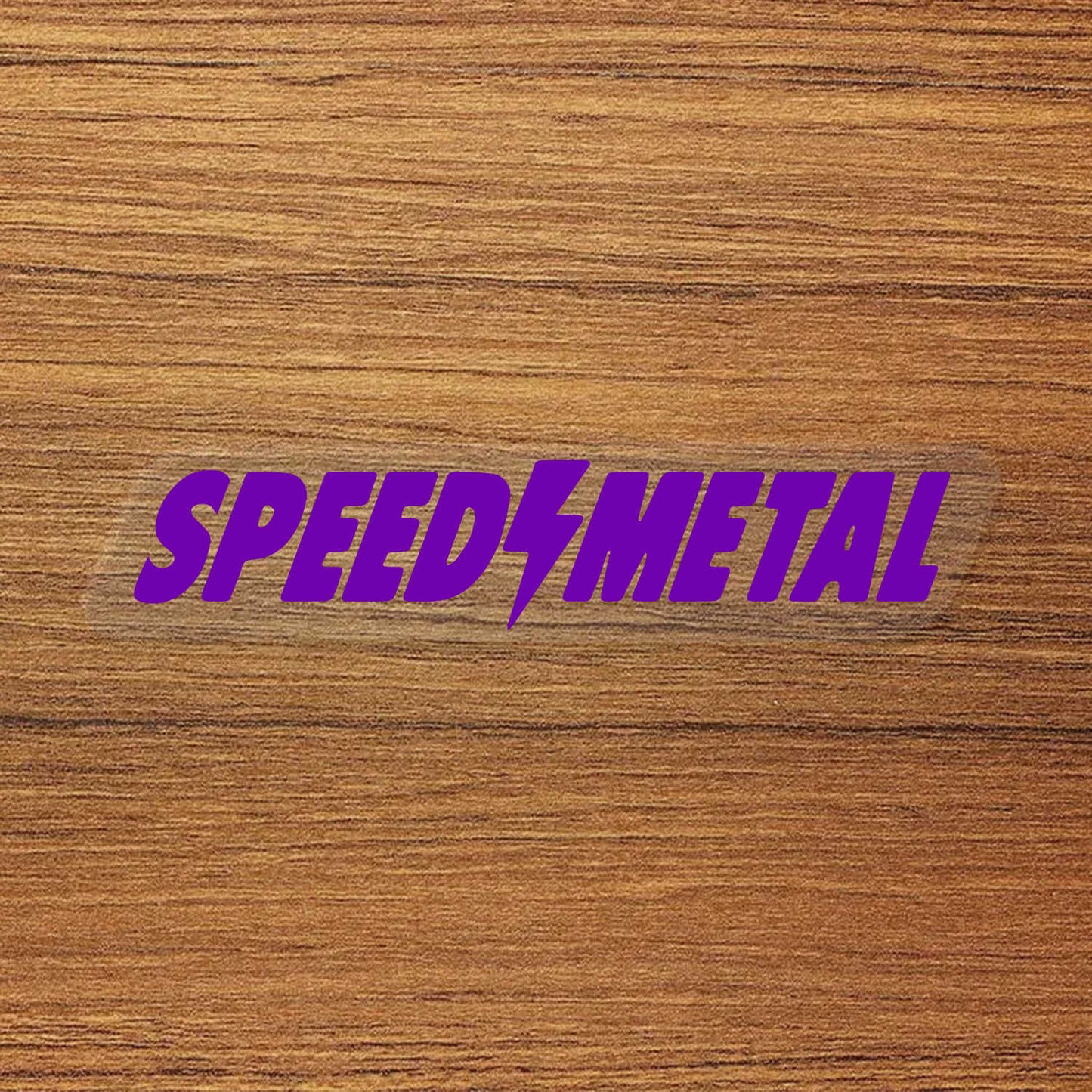 SPEED METAL Skateboard Logo Vinyl Decal Sticker – Waterproof & Durable