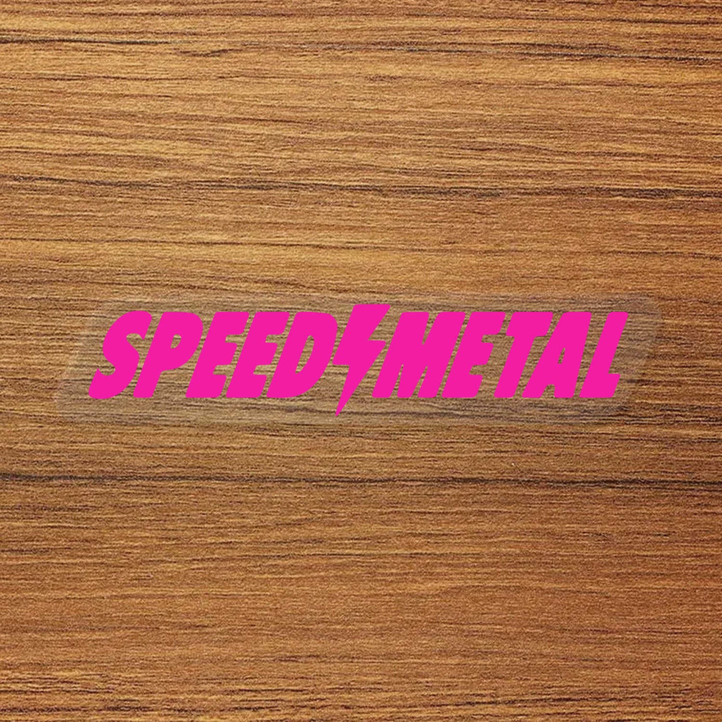 SPEED METAL Skateboard Logo Vinyl Decal Sticker – Waterproof & Durable