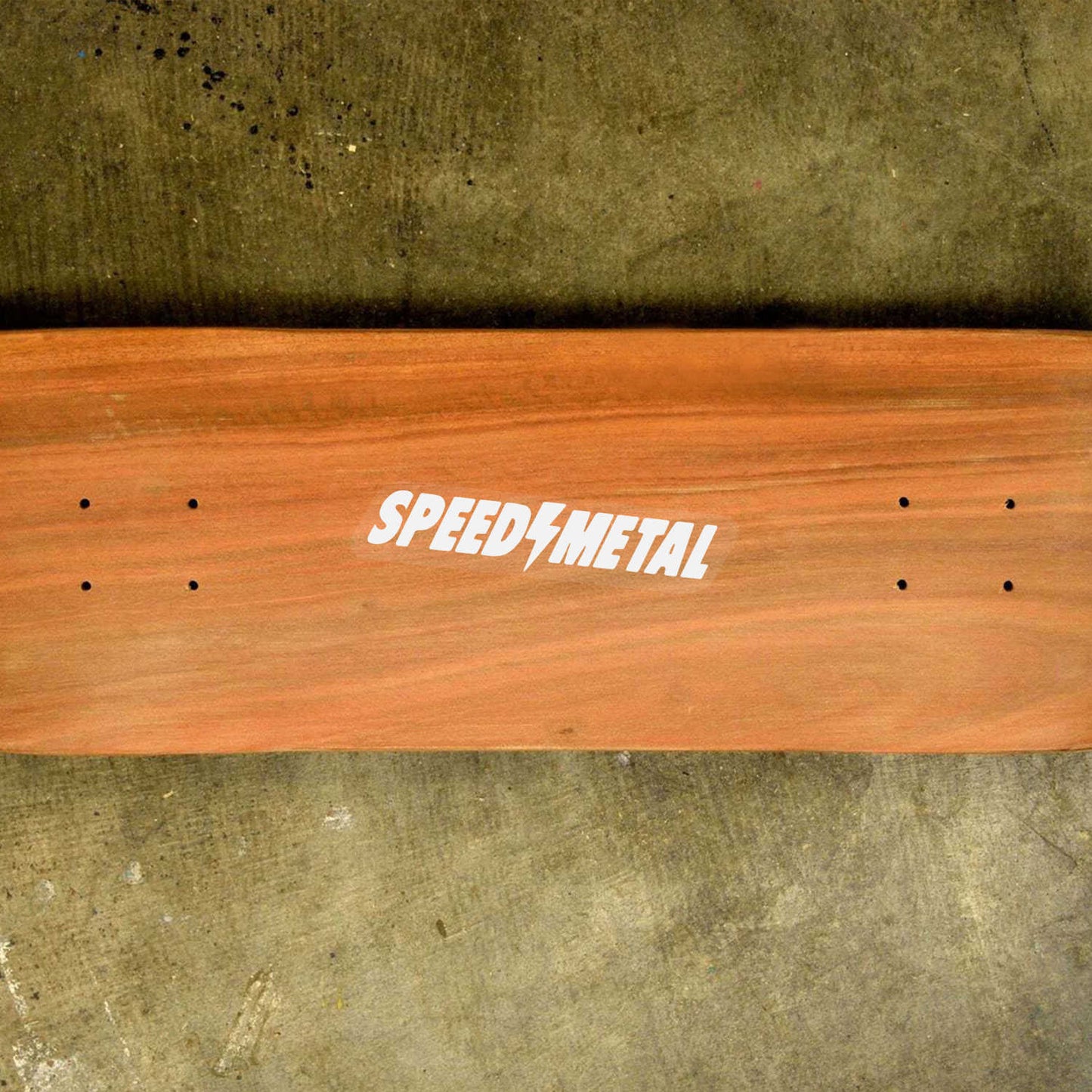 SPEED METAL Skateboard Logo Vinyl Decal Sticker – Waterproof & Durable