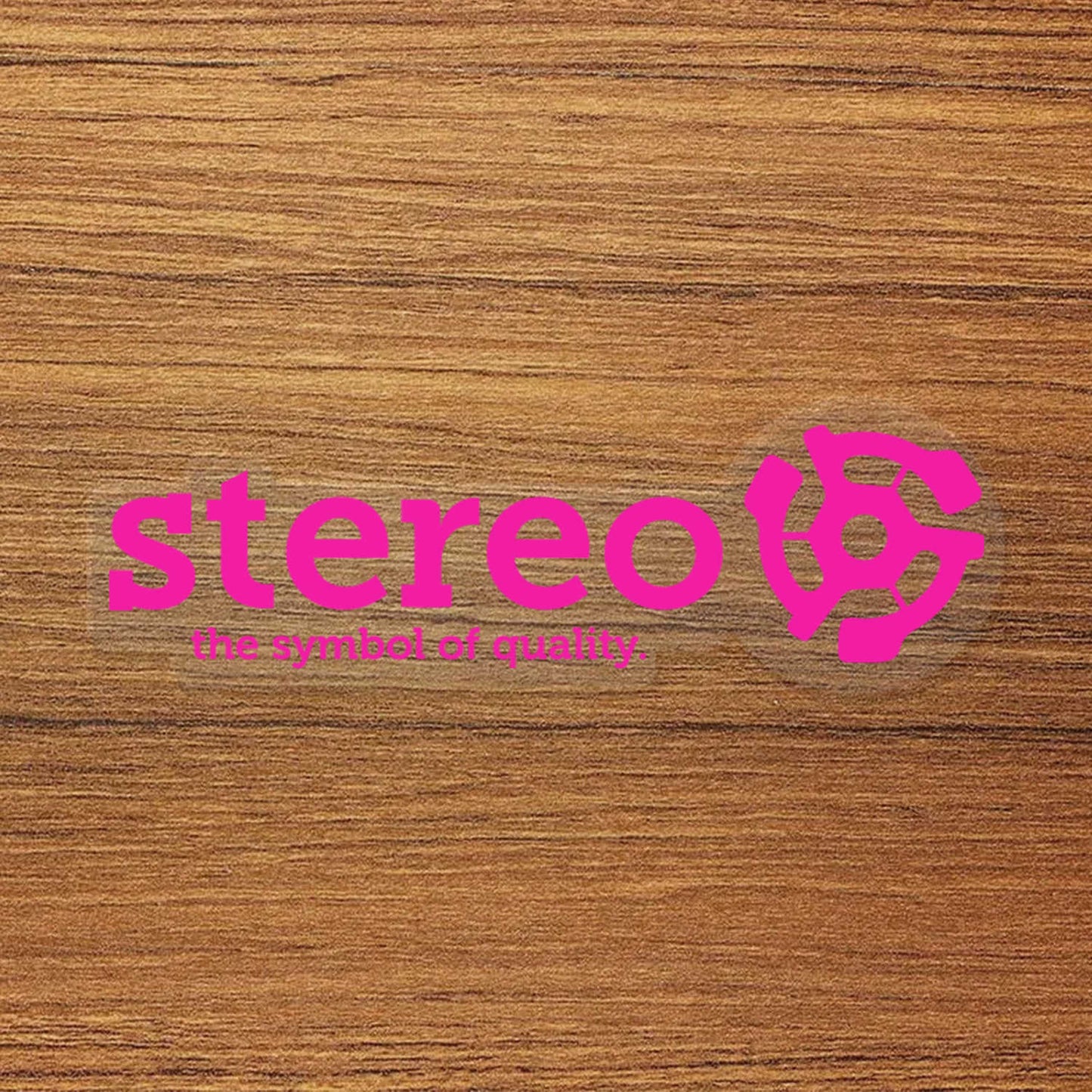 Stereo the symbol of quality Skateboard Logo Vinyl Decal Sticker – Waterproof & Durable