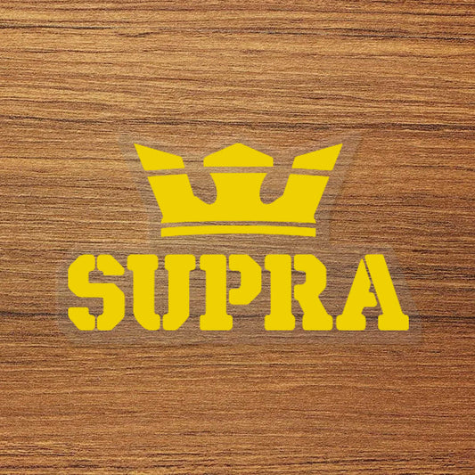 Supra Logo Vinyl Decal Sticker – Waterproof & Durable