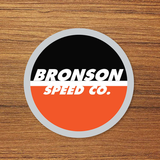 Bronson Speed Co Skateboard Logo Vinyl Decal Sticker – Waterproof & UV Resistant