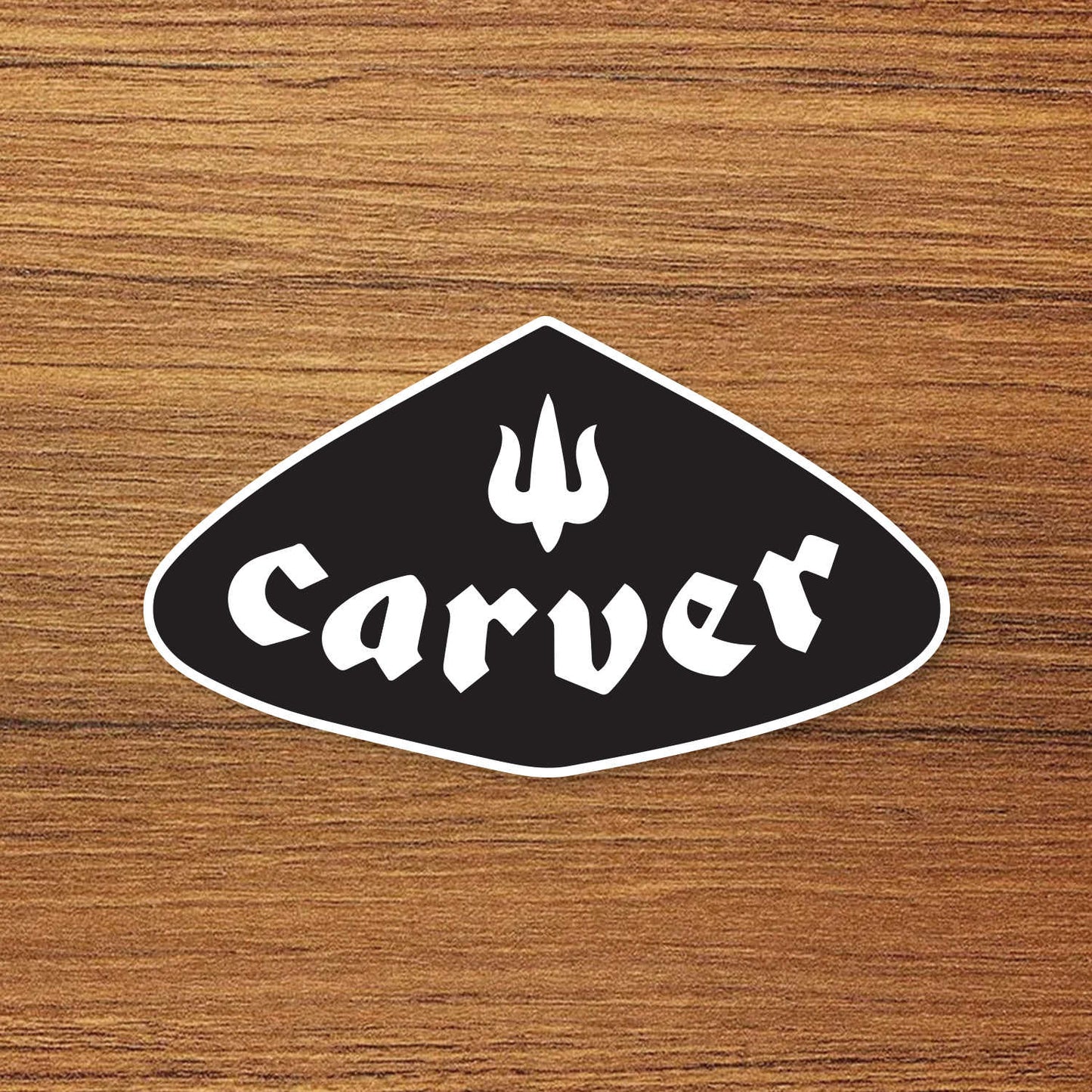 Carver Skateboard Logo Vinyl Decal Sticker – Waterproof & UV Resistant