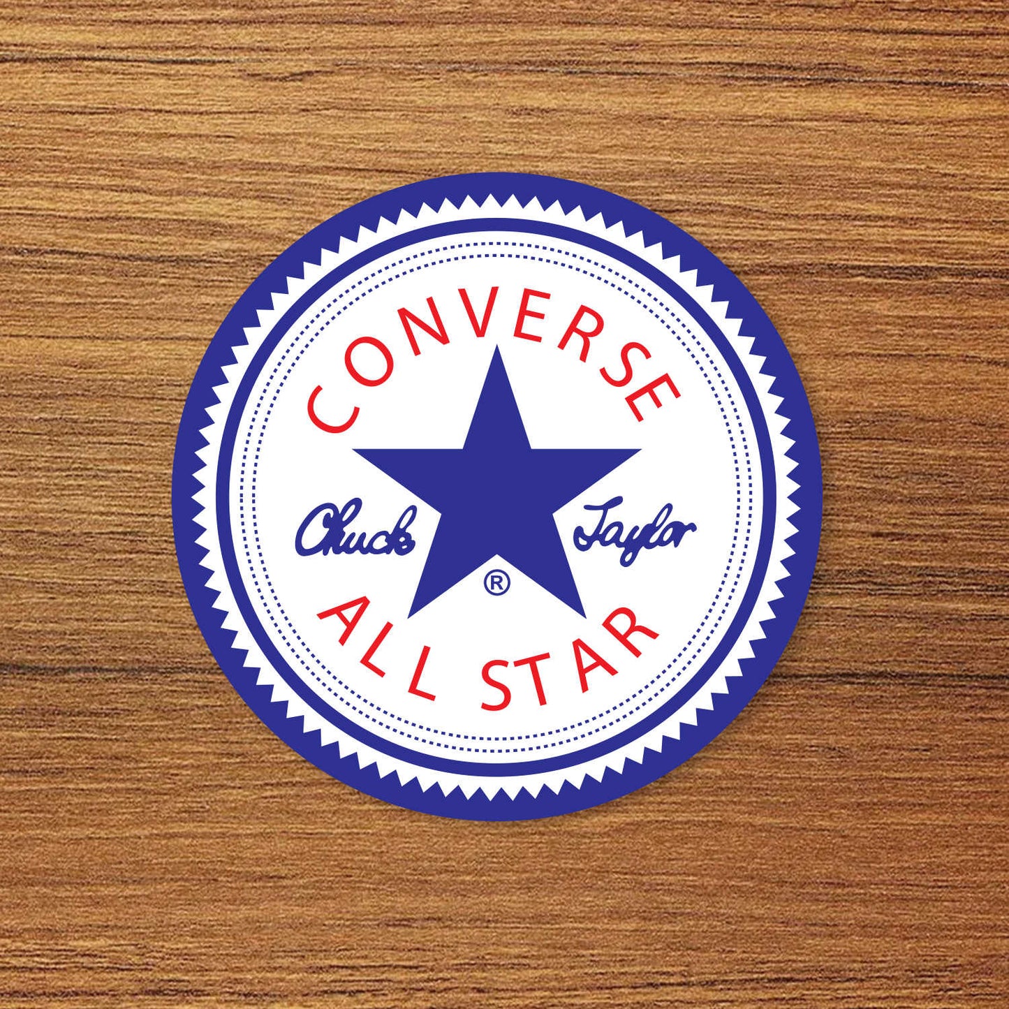 Converse Chuck Taylor All Star Skateboard Logo Vinyl Decal Sticker – Waterproof & UV Resistant