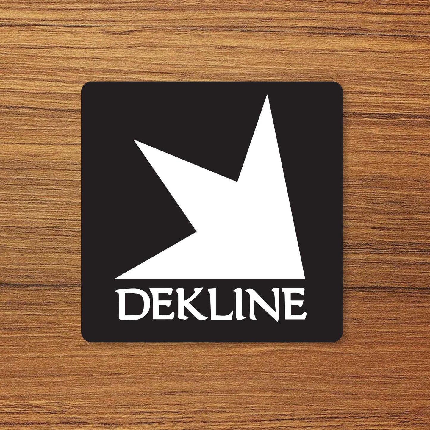 Dekline Skateboard Logo Vinyl Decal Sticker – Waterproof & UV Resistant
