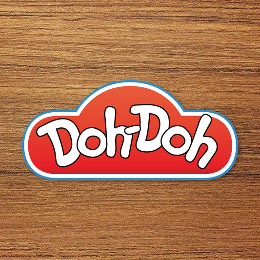 DohDoh Skateboard Logo Vinyl Decal Sticker – Waterproof & UV Resistant