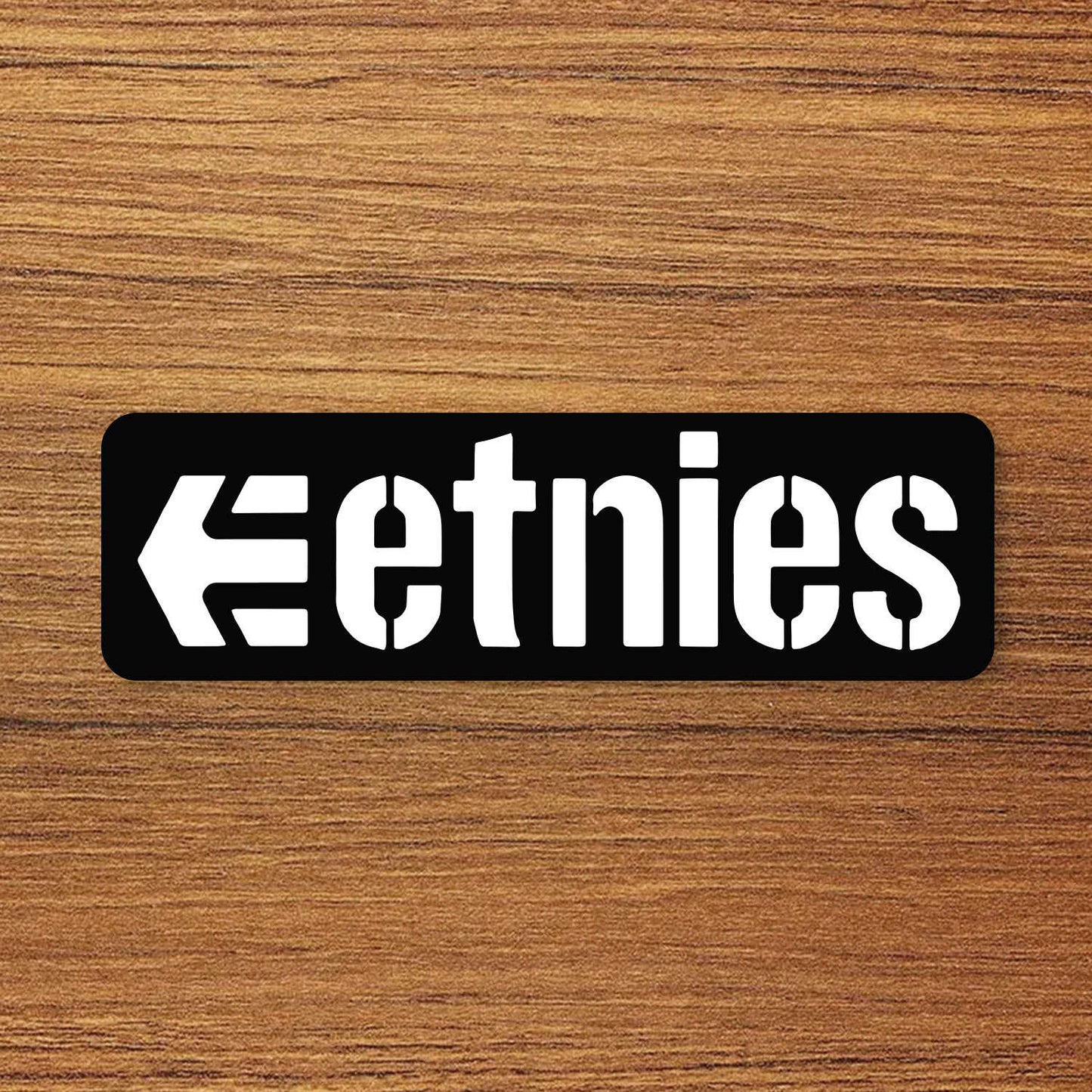 Etnies Skateboard Logo Vinyl Decal Sticker – Waterproof & UV Resistant