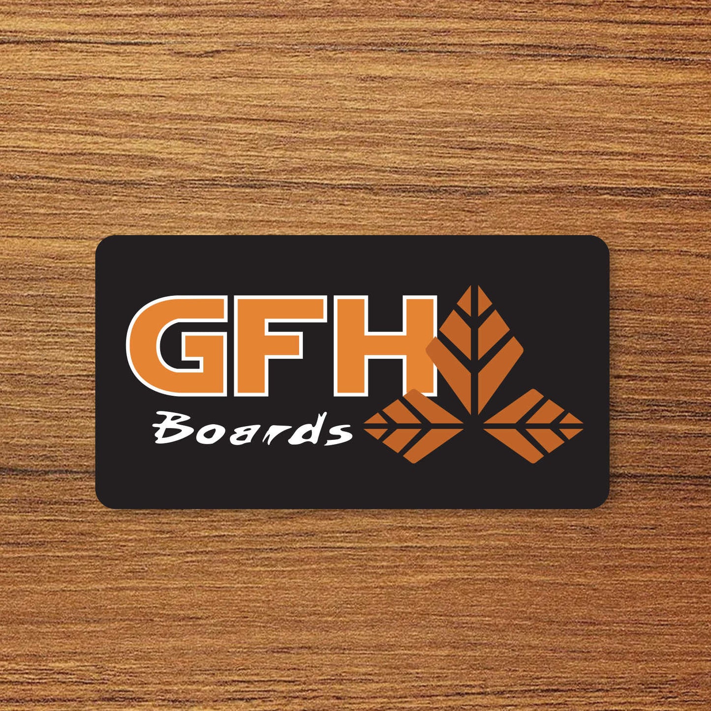 GFH Boards Skateboard Logo Vinyl Decal Sticker – Waterproof & UV Resistant