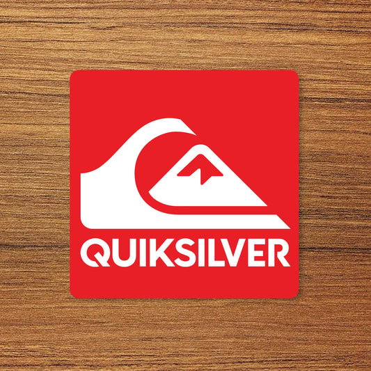 Quiksilver Skateboard Logo Vinyl Decal Sticker – Waterproof & UV Resistant