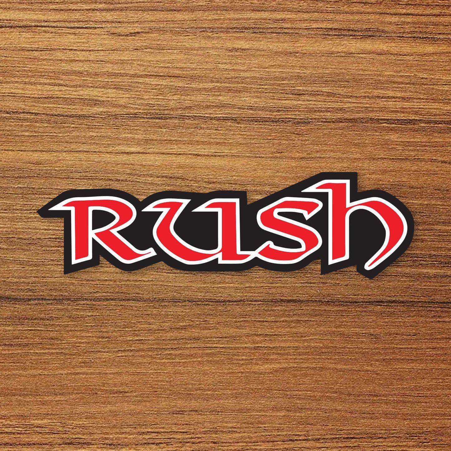 Rush Bearings Skateboard Logo Vinyl Decal Sticker – Waterproof & UV Resistant