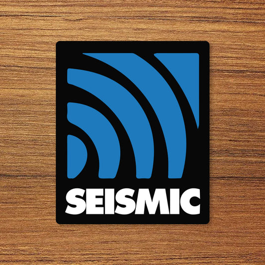Seismic Skate Systems Skateboard Logo Vinyl Decal Sticker – Waterproof & UV Resistant