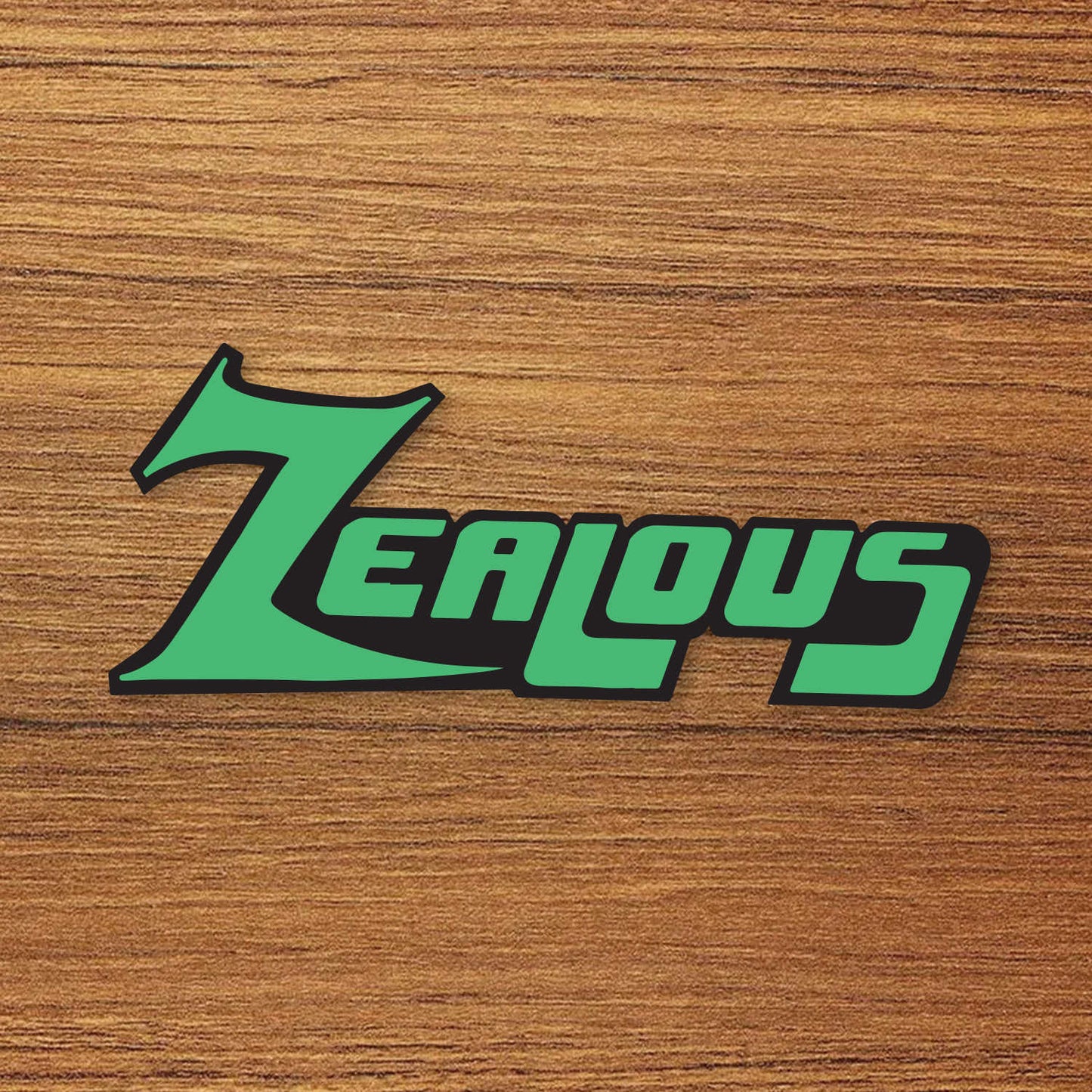 Zealous Bearings Skateboard Logo Vinyl Decal Sticker – Waterproof & UV Resistant