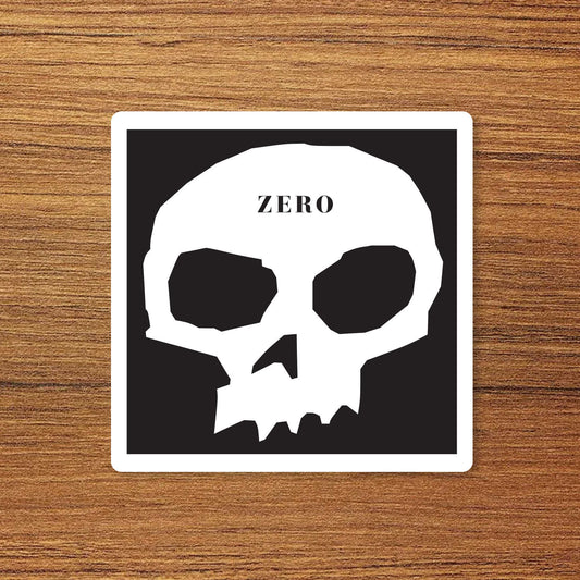 Zero Skateboard Logo Vinyl Decal Sticker – Waterproof & UV Resistant