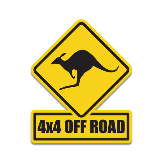 Kangaroo 4x4 Off Road Sign Sticker