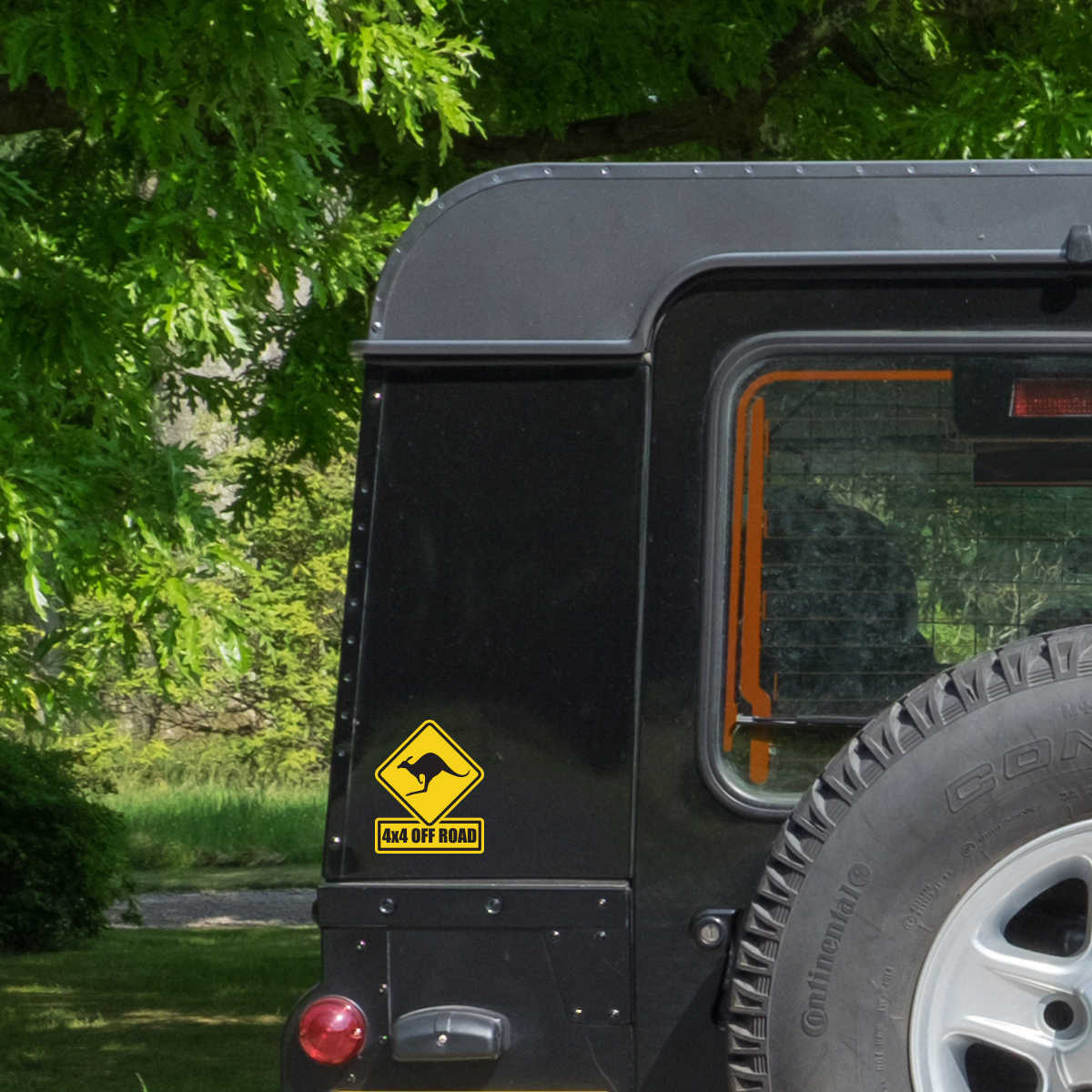Kangaroo 4x4 Off Road Sign Sticker