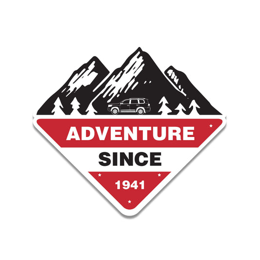 Land Cruiser Adventure Since 1941 Sticker